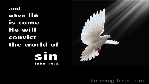John 16:8 When He Comes He Will Convict The World Of Sin (utmost)11:19